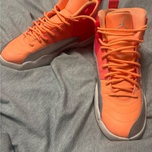 Jordan Kids Sneakers in Orange and Gray